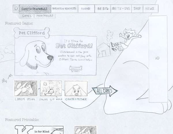 Clifford Game Landing Sketch