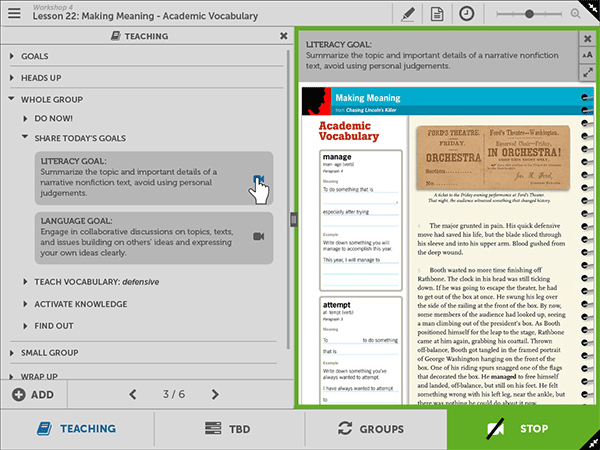 Projecting Content UI